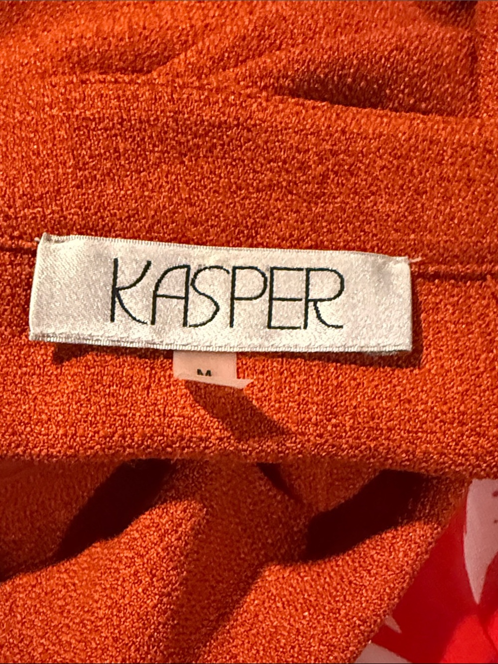 Kasper Open-Front Rust Blazer - Picture 4 of 5